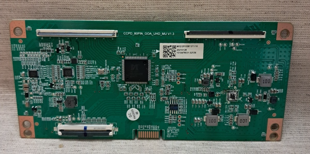 JVC LT-50CA890B T-CON BOARD CCPD_80PIN_GOA_UHD_MU V1.3
