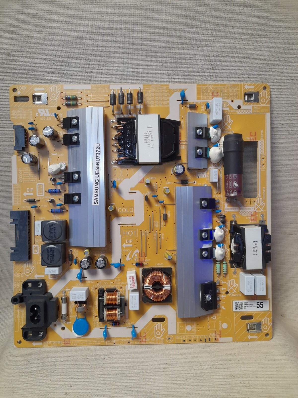 SAMSUNG UE55NU7372U POWER SUPPLY BOARD BN44-00932C