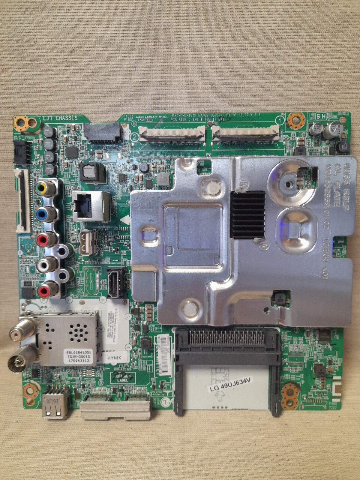 LG 49UJ634V MAIN BOARD EAX67133404(1.0)