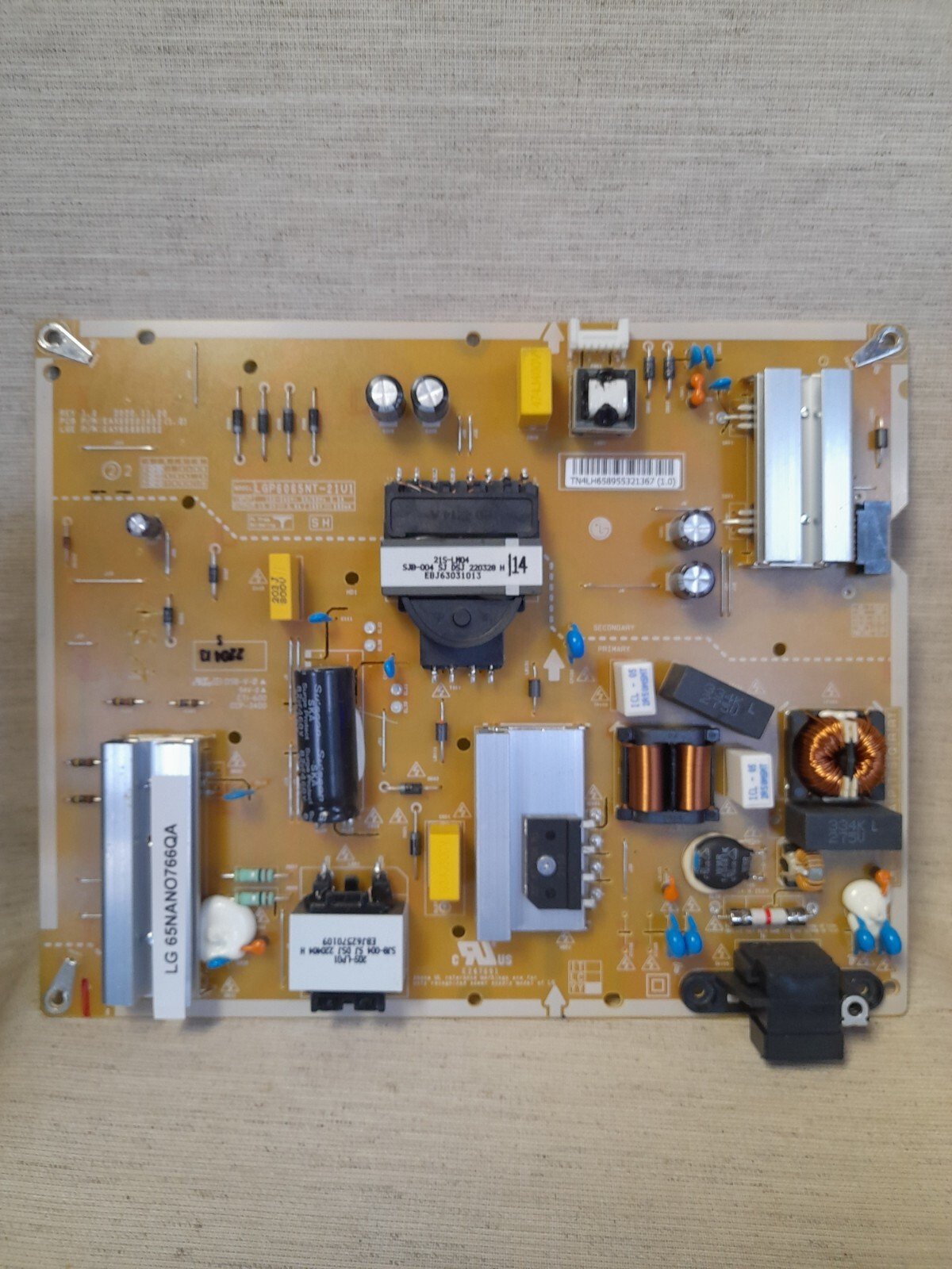 LG 65NANO766QA POWER SUPPLY BOARD EAX69501602 (1.0)