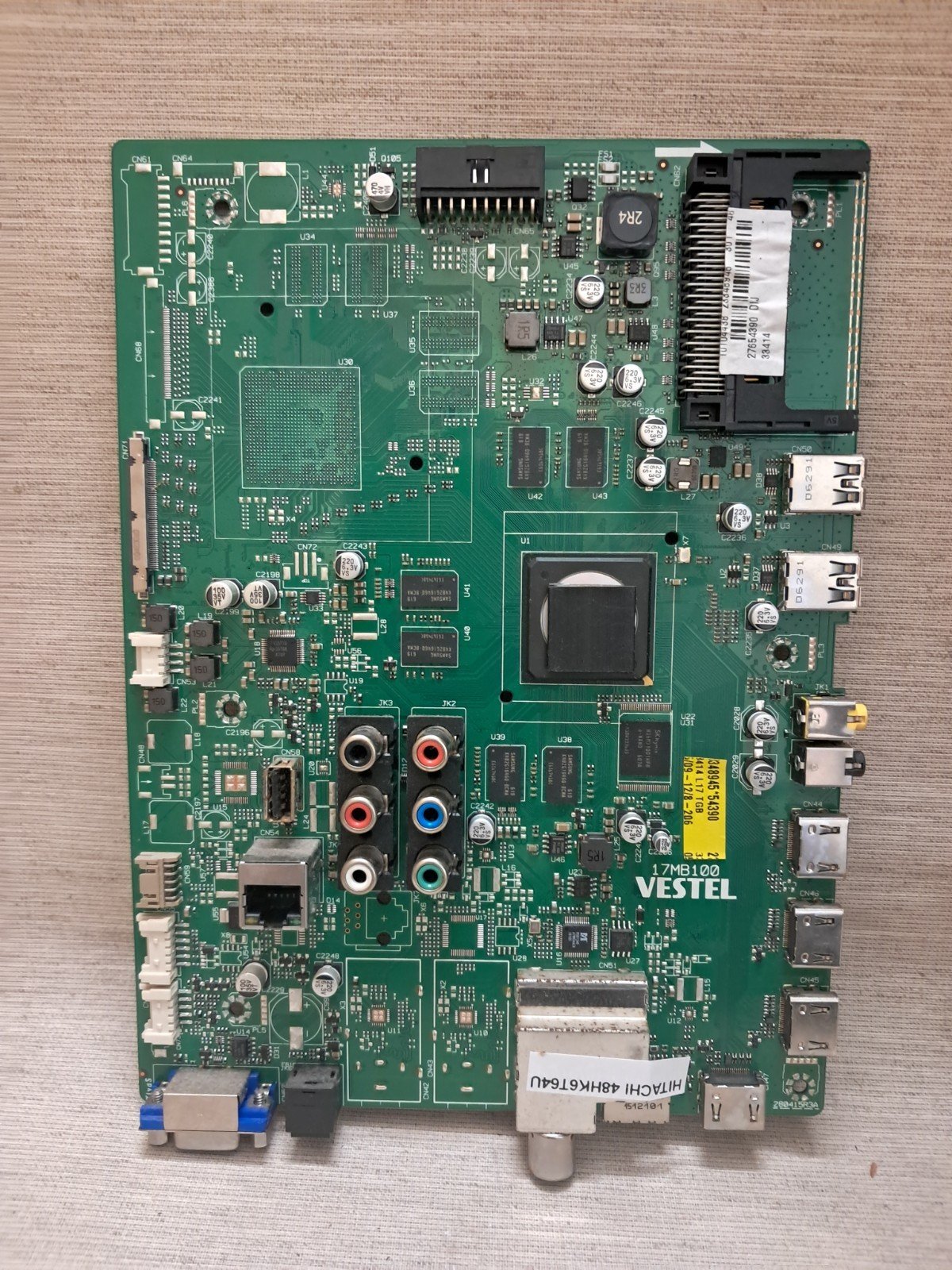 HITACHI 48HK6T64U MAIN BOARD 17MB100