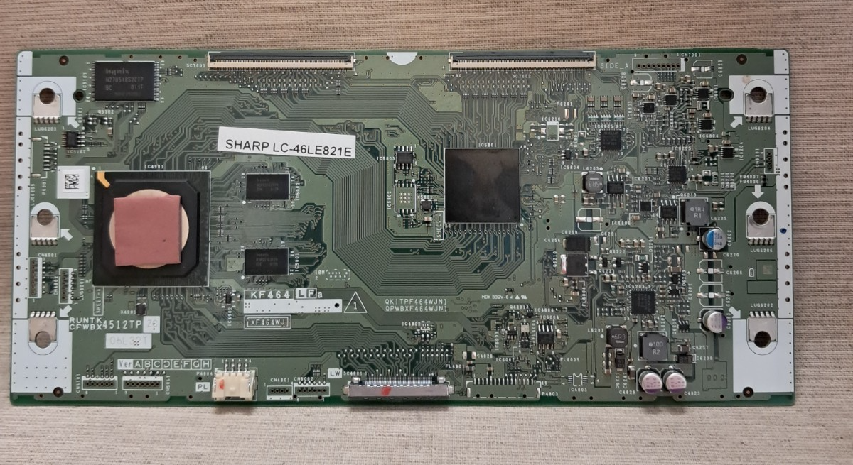 SHARP LC-46LE821E T-CON BOARD QPWBXF464WJN1