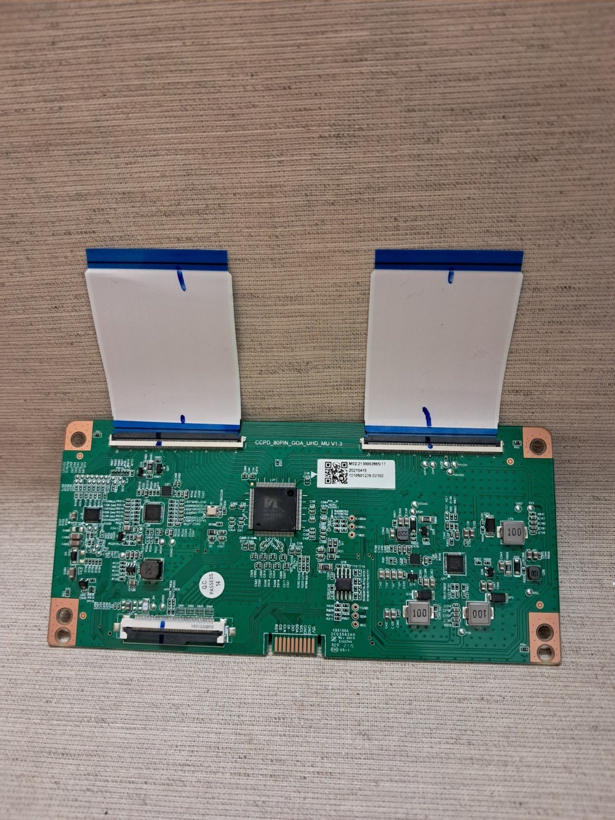 JVC LT-50CA890B T-CON BOARD CCPD_80PIN_GOA_UHD_MU V1.3