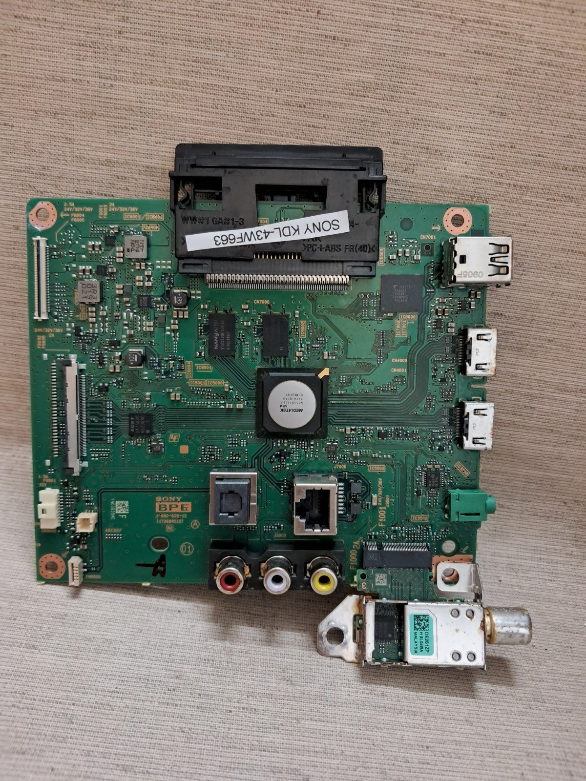 SONY KDL-43WF663 MAIN BOARD 1-982-629-12