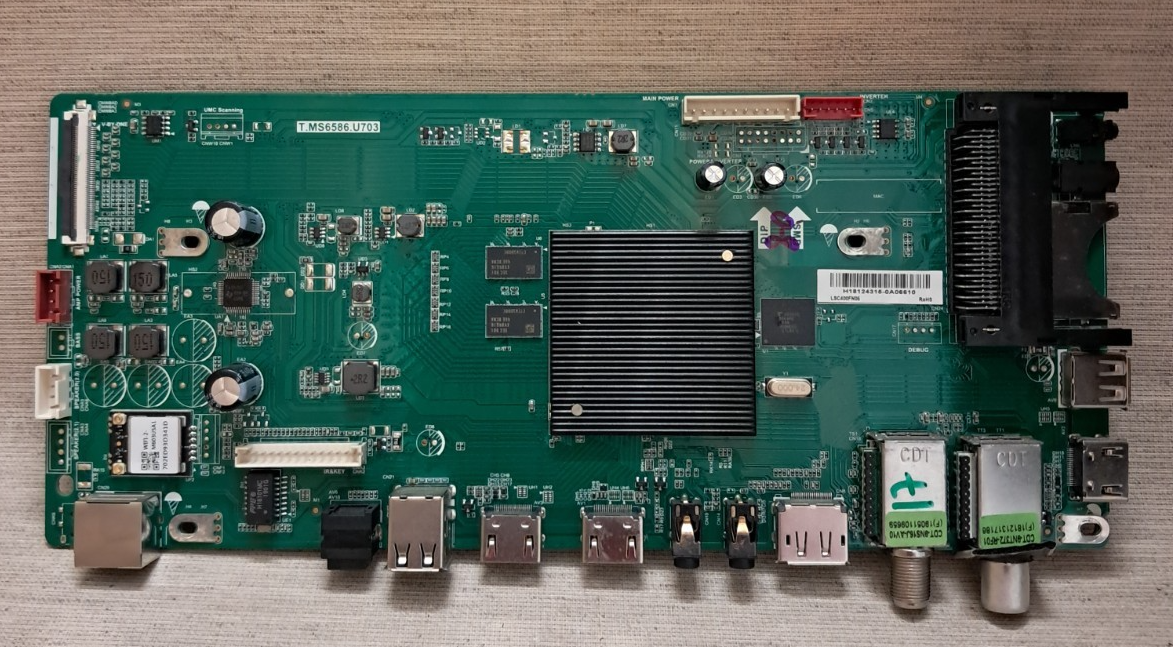 SHARP 40AJ2K MAIN BOARD T.MS6586.U703