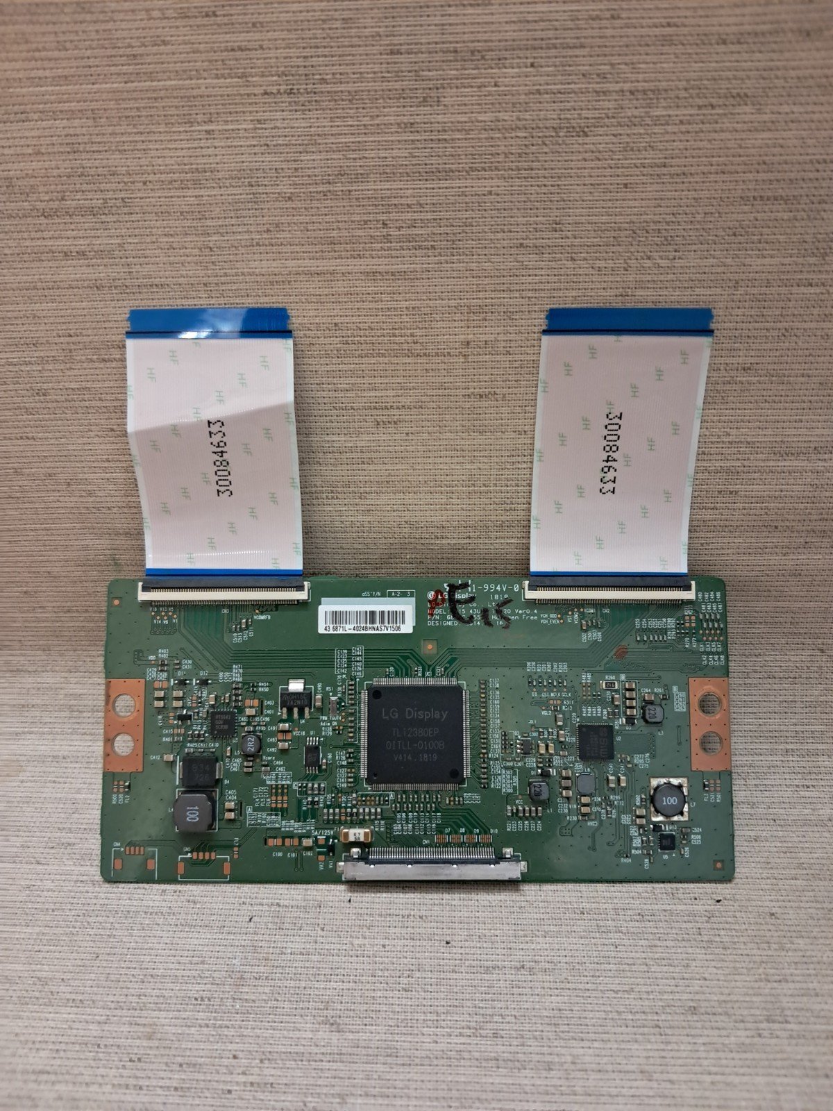 HITACHI 43HK25T74U T-CON BOARD 6870C-0552A
