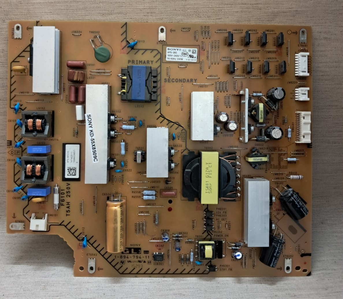 SONY KD-55X8509C POWER SUPPLY BOARD 1-894-794-11