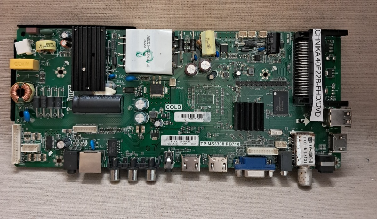 TECHNIKA 40F22B-FHD/DVD MAIN BOARD TP.MS6308.PB710