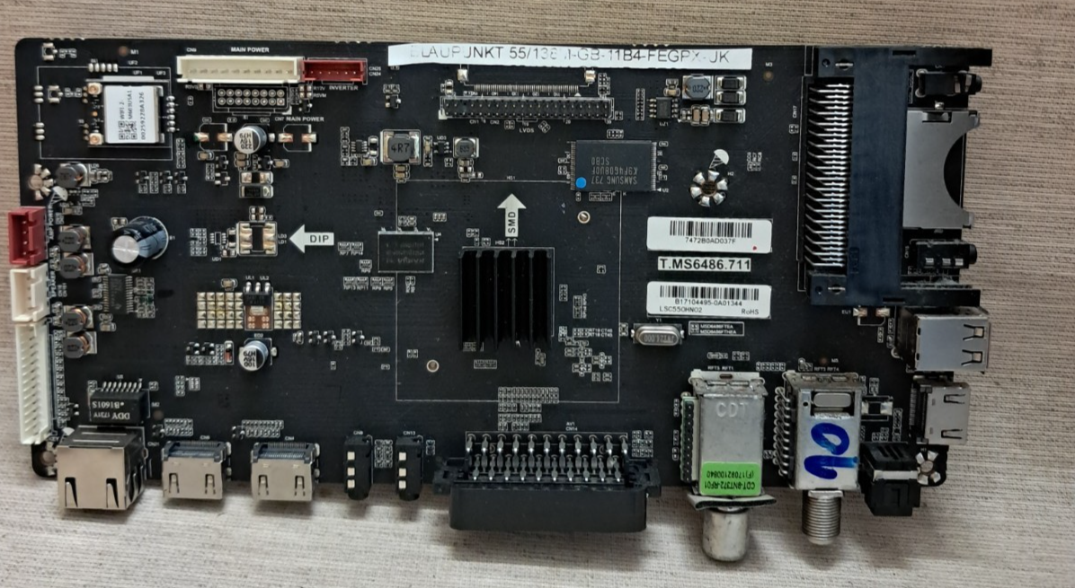 BLAUPUNKT 55/138M-GB-11B4-FEGPX-UK MAIN BOARD T.MS6486.711
