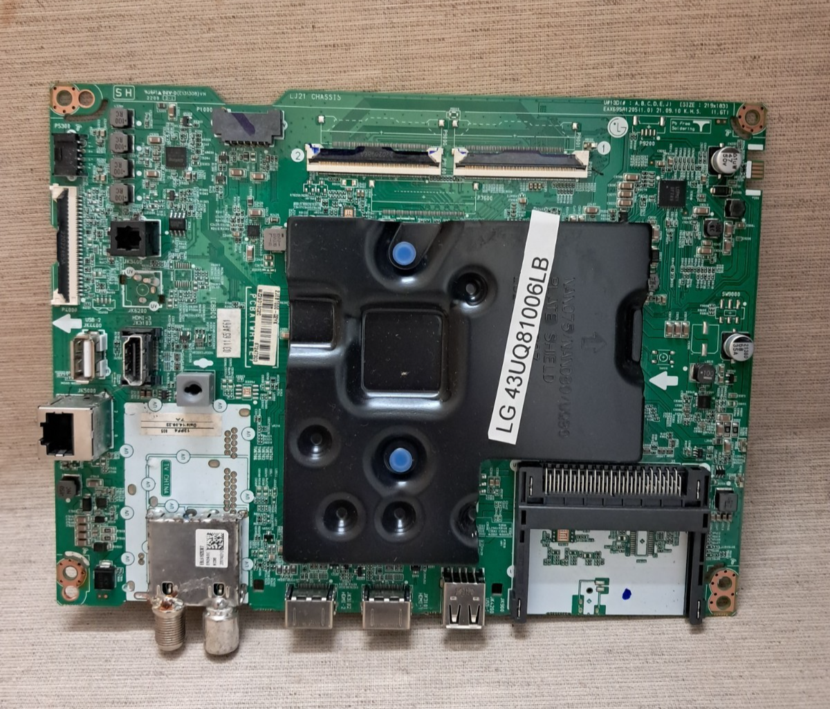 LG 43UQ81006LB MAIN BOARD EAX69581205(1.0)