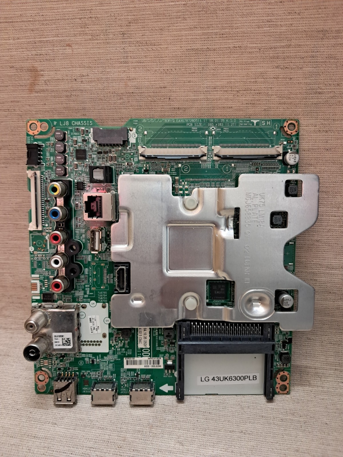 LG 43UK6300PLB MAIN BOARD EAX67872805(1.1)
