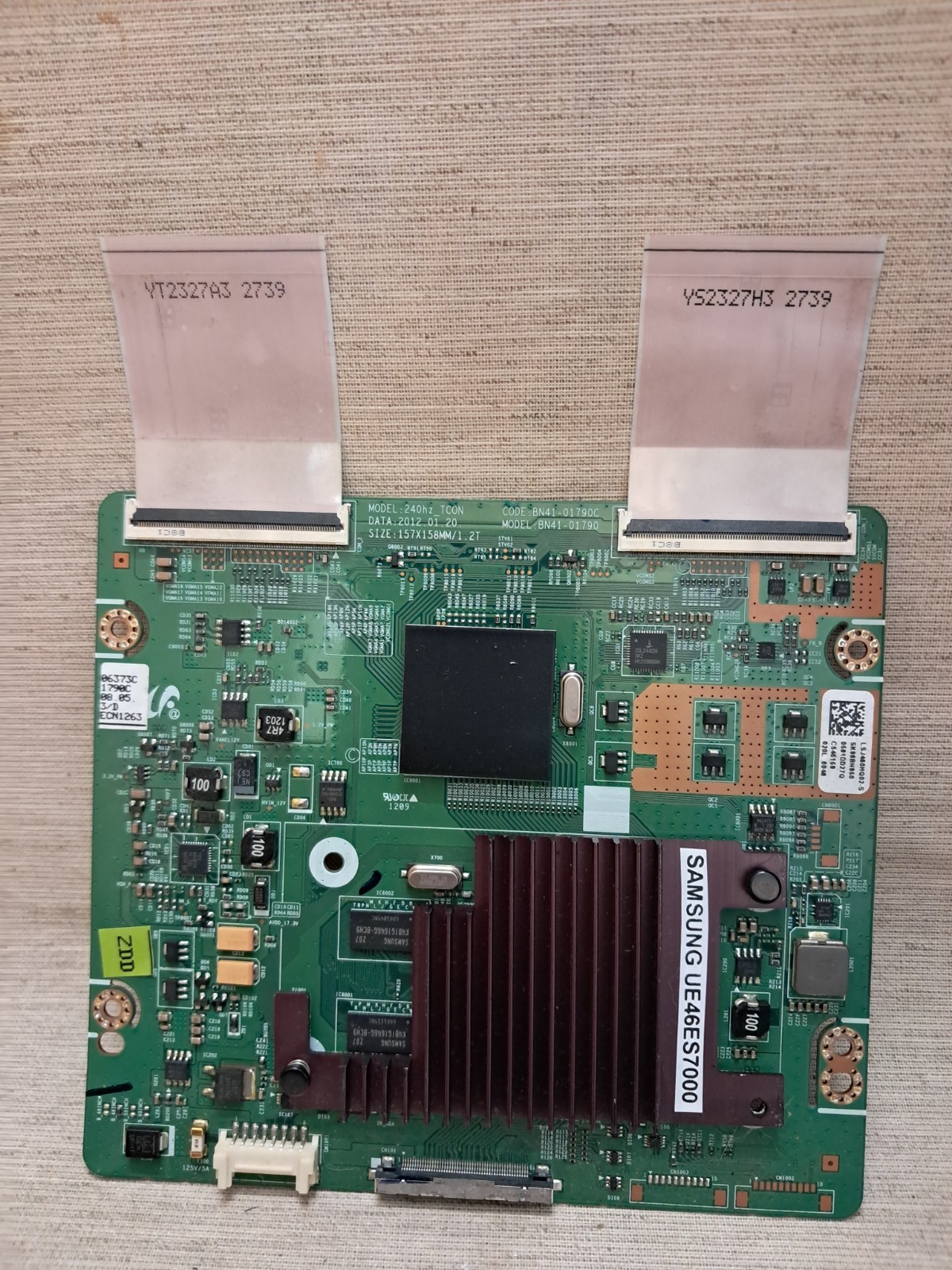 SAMSUNG UE46ES7000 T-CON BOARD BN41-01790