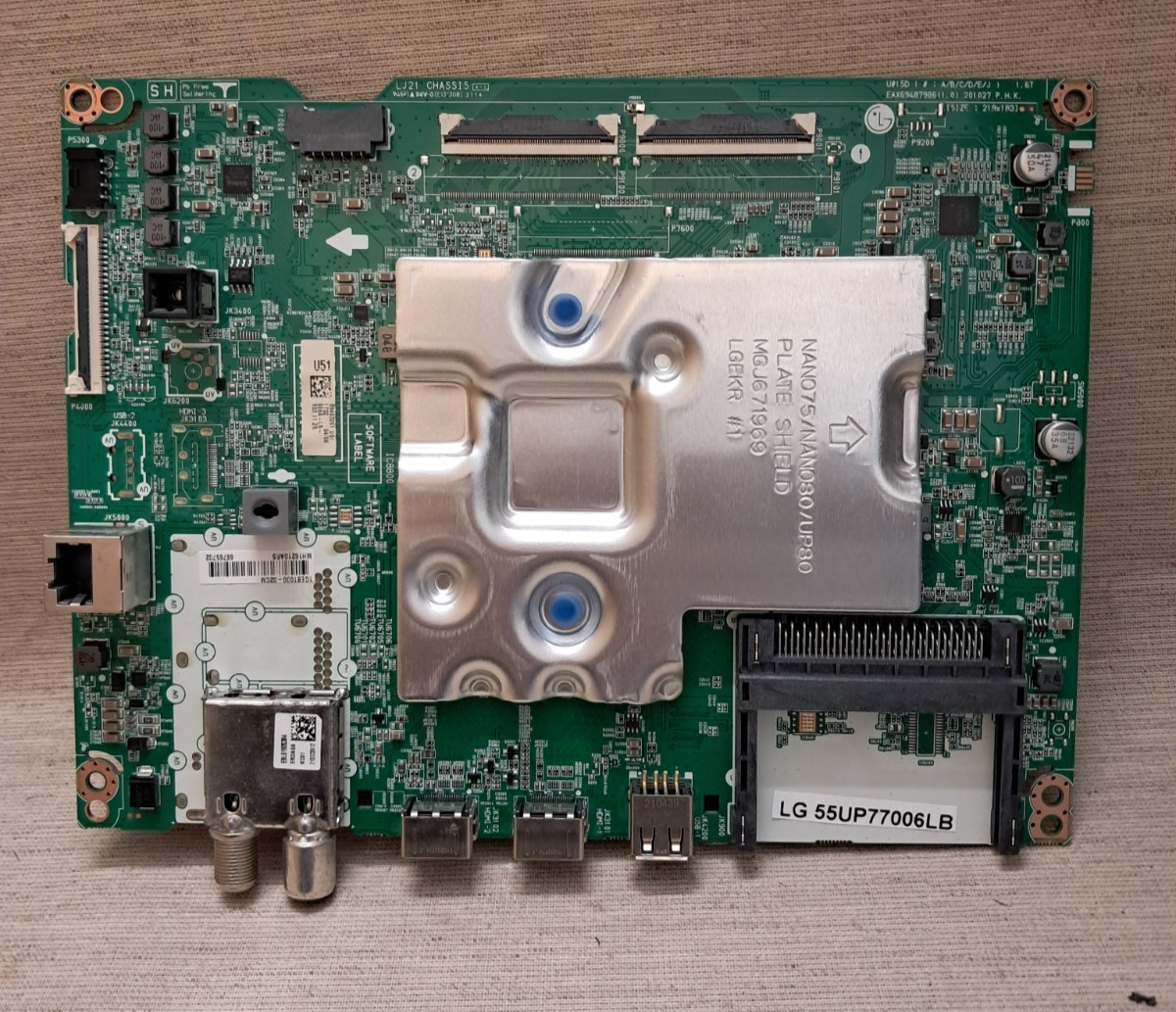 LG 55UP77006LB MAIN BOARD EAX69487906(1.0)