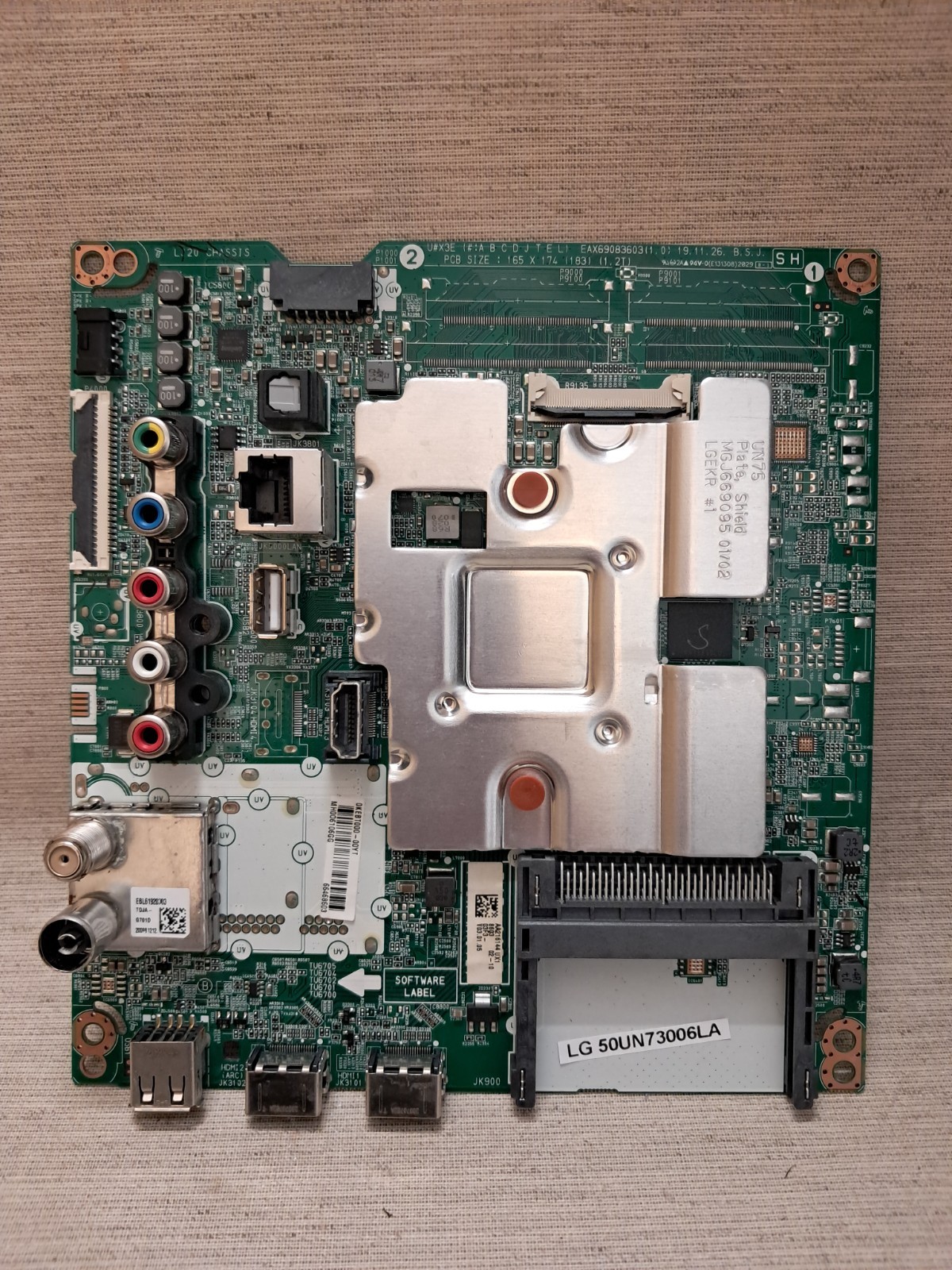 LG 50UN73006LA MAIN BOARD EAX69083603(1.0)