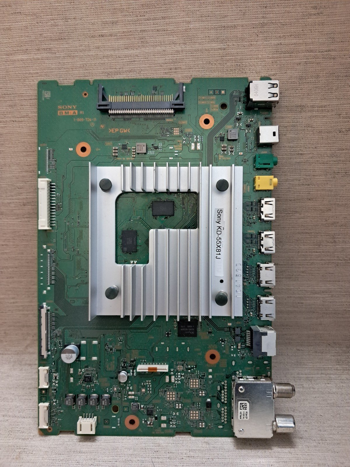 SONY KD-55X81J MAIN BOARD 1-009-724-11