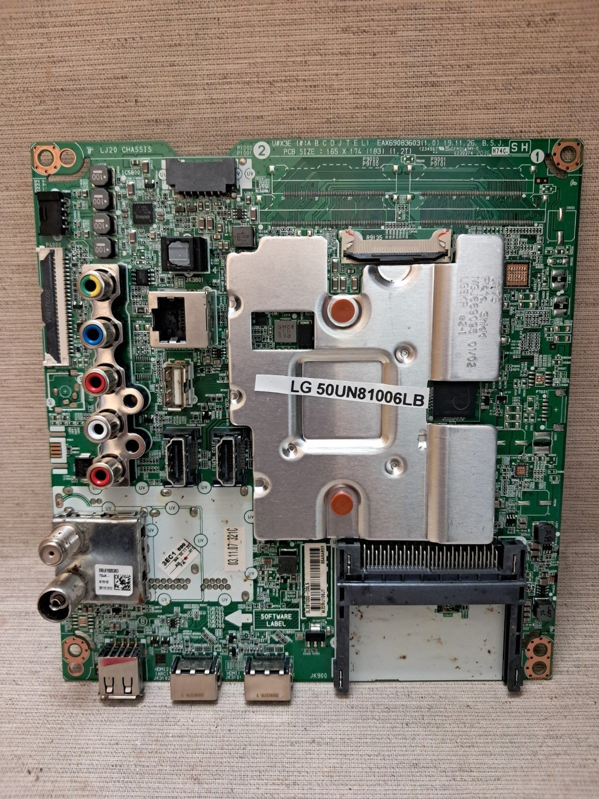 LG 50UN81006LB MAIN BOARD EAX69083603(1.0)