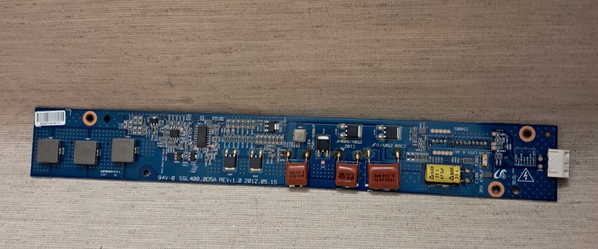 TOSHIBA 40L1333B INVERTER BOARD SSL400_0D5A REV:1.0