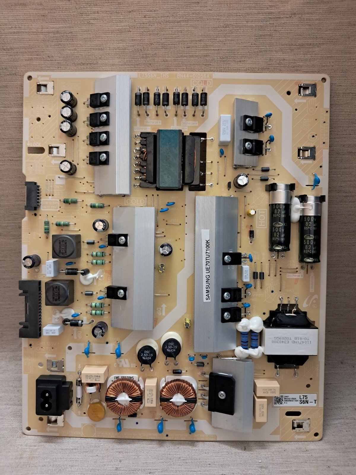 SAMSUNG UE70TU7100K POWER SUPPLY BOARD BN44-01056A