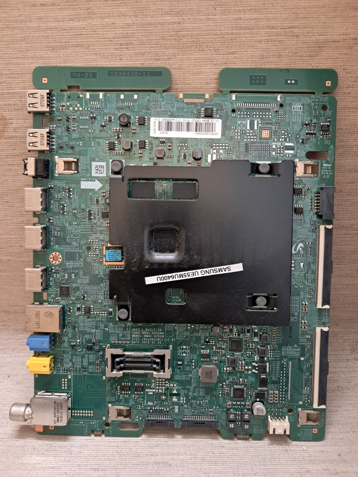 SAMSUNG UE55MU6400U MAIN BOARD BN41-02528A