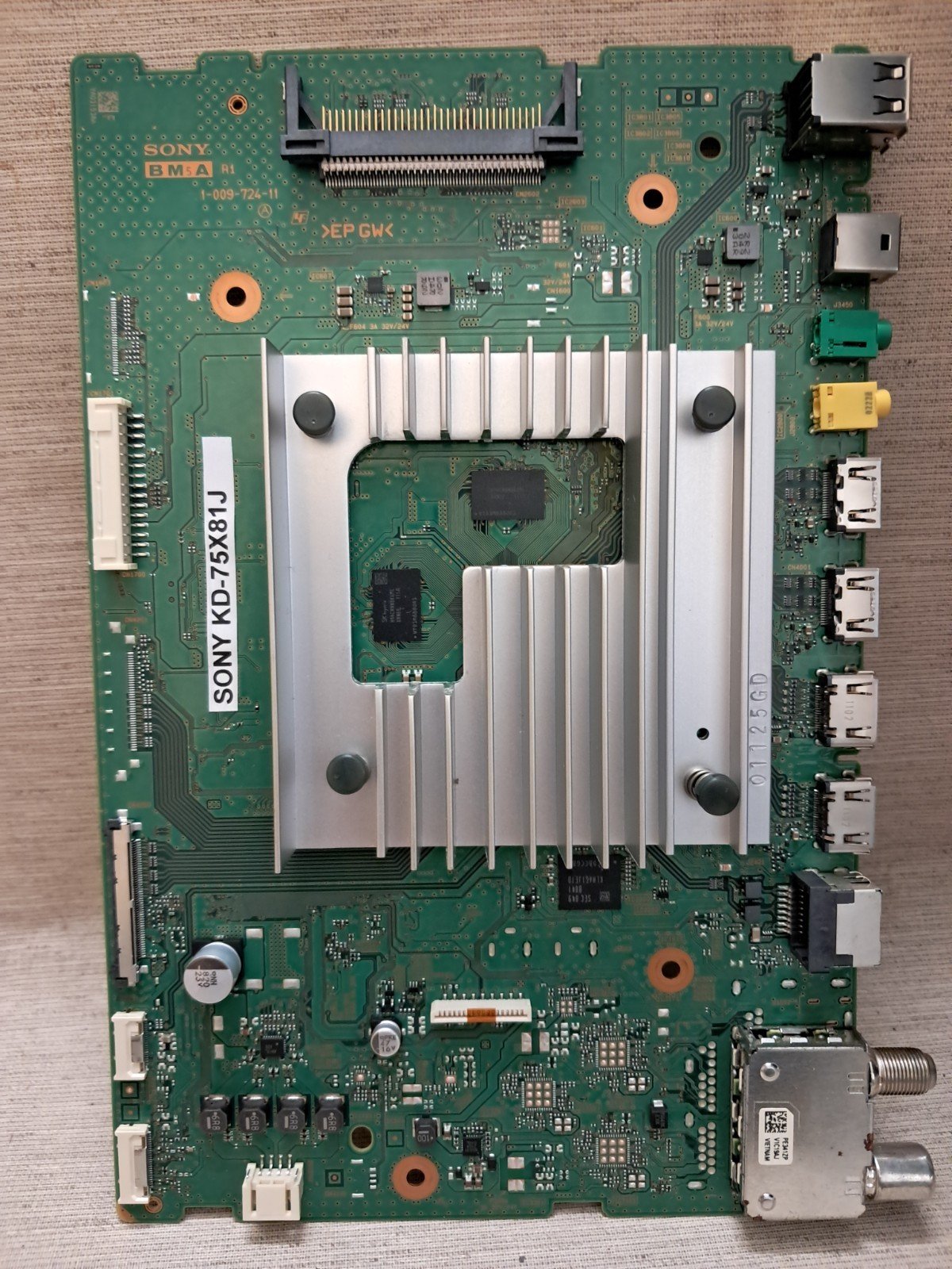 SONY KD-75X81J MAIN BOARD 1-009-724-11