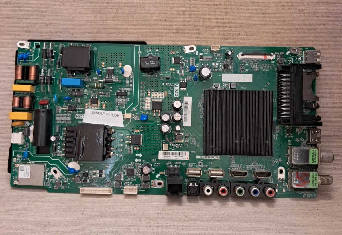 SHARP 40BJ3K MAIN BOARD TP.MS6586.PC710