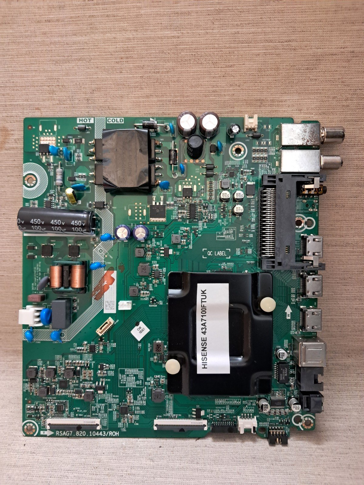 HISENSE 43A7100FTUK MAIN BOARD RSAG7.820.10443/ROH