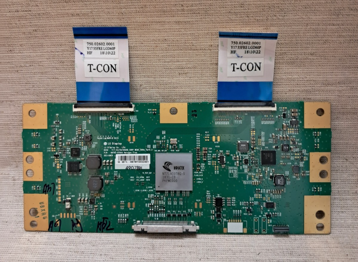 SONY 55XF8096 T-CON BOARD 6870C-0704A