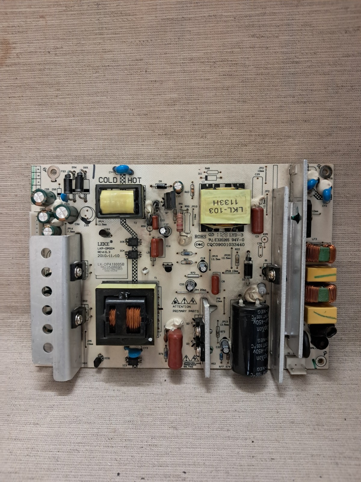 POWER SUPPLY BOARD LKP-0P004