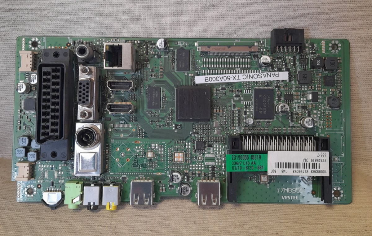 PANASONIC TX-50A300B MAIN BOARD 17MB95M