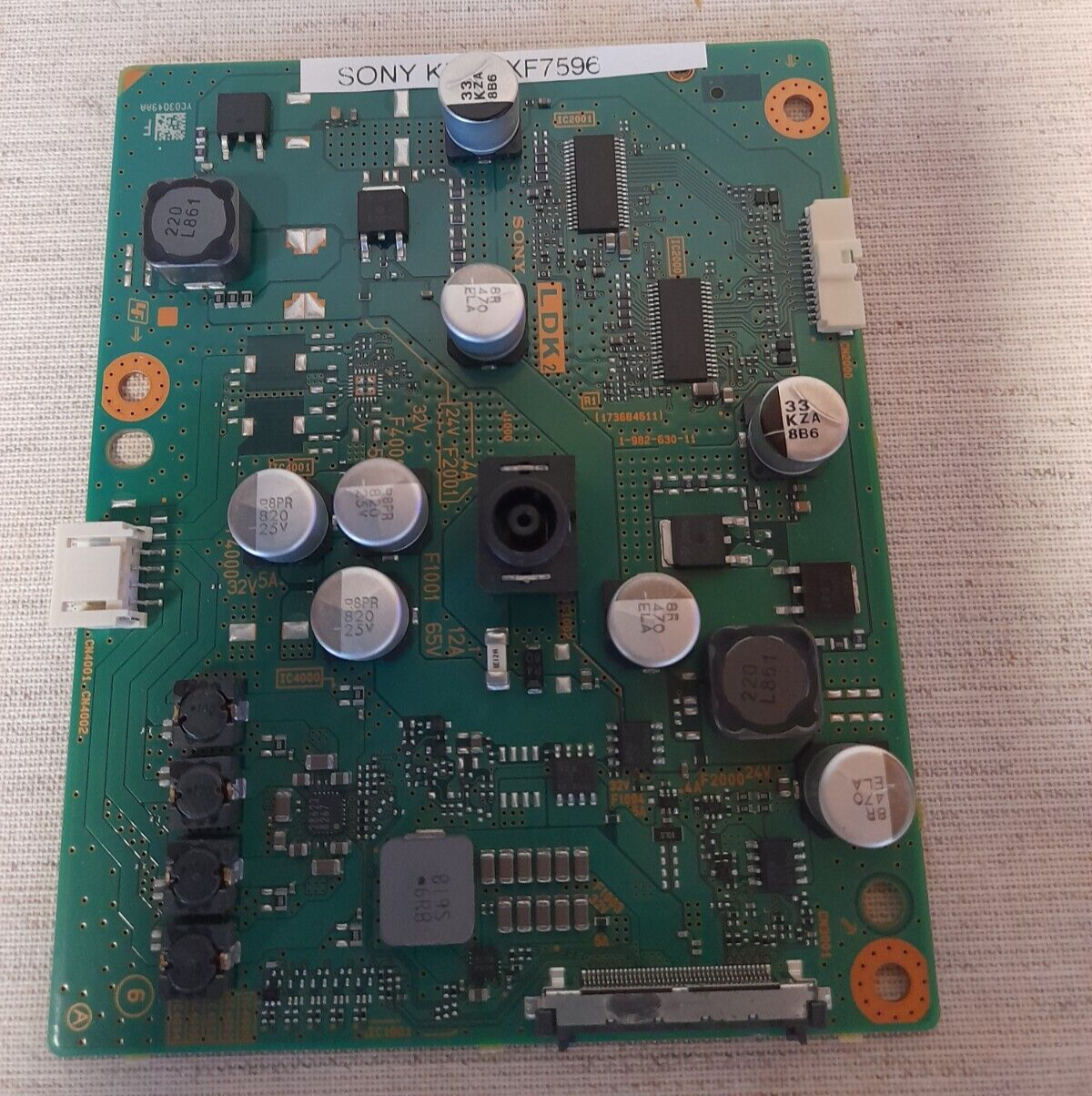 SONY KD-49XF7596 INVERTER BOARD 1-982-630-11