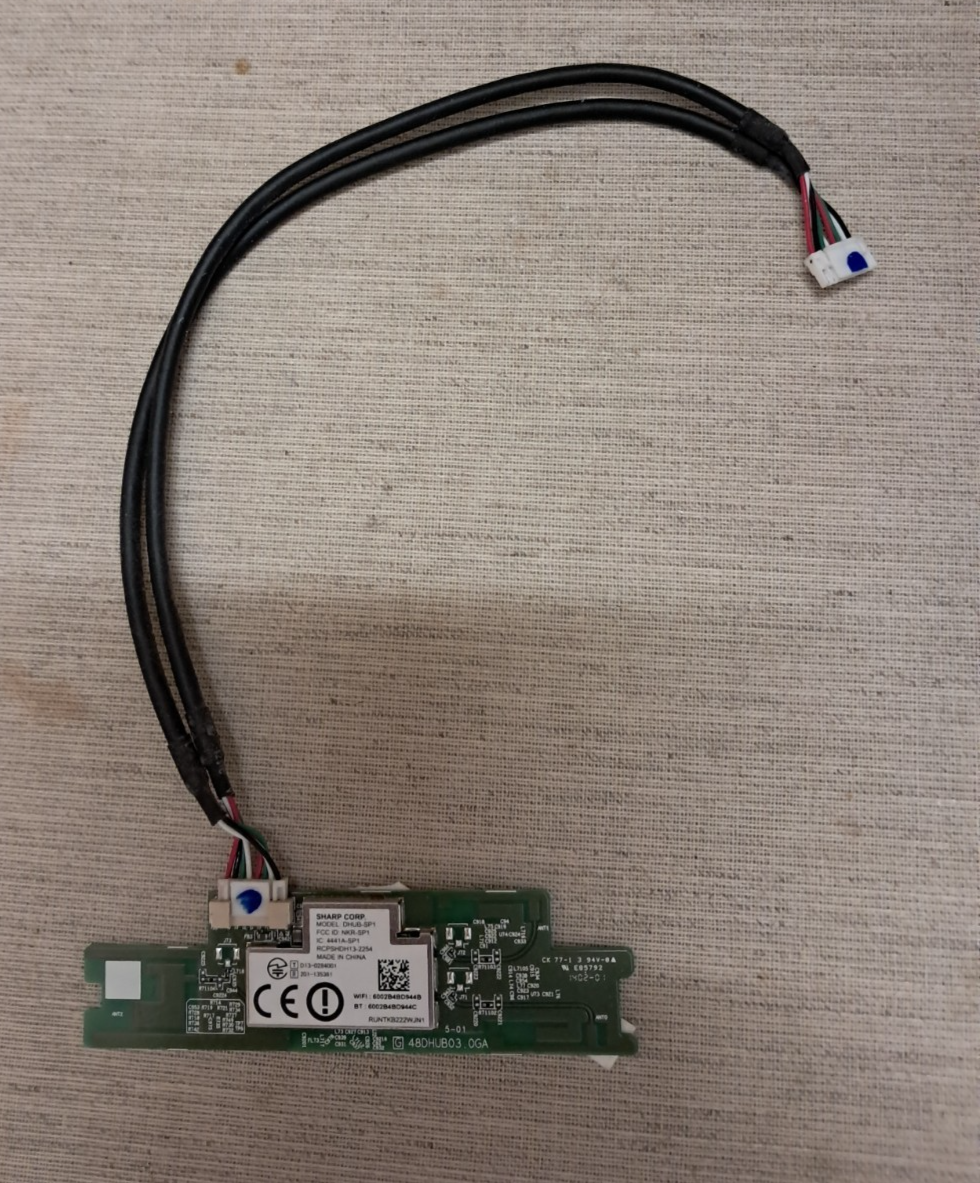 SHARP LC60UQ10KN WIFI BOARD DHUB-SP1