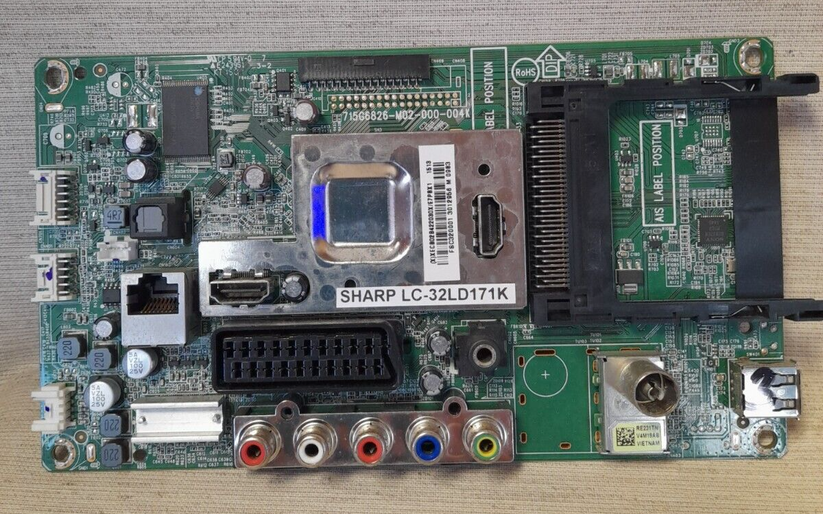 SHARP LC-32LD171K MAIN BOARD 715G6826-M02-000-004K
