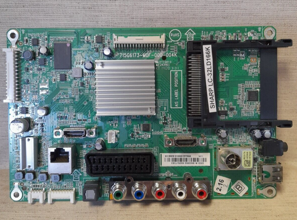 SHARP LC-32LD166K MAIN BOARD 715G6173-M0F-000-004K