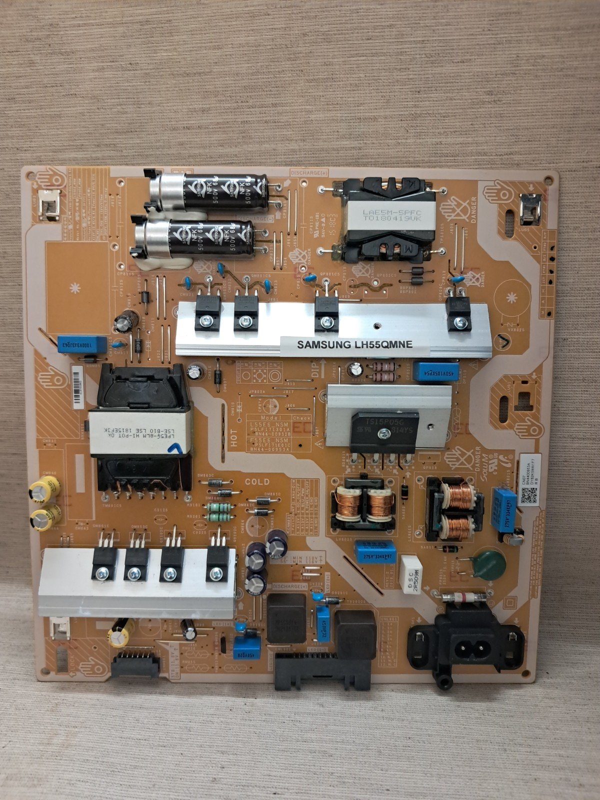 SAMSUNG LH55QMNE POWER SUPPLY BOARD BN44-00953B