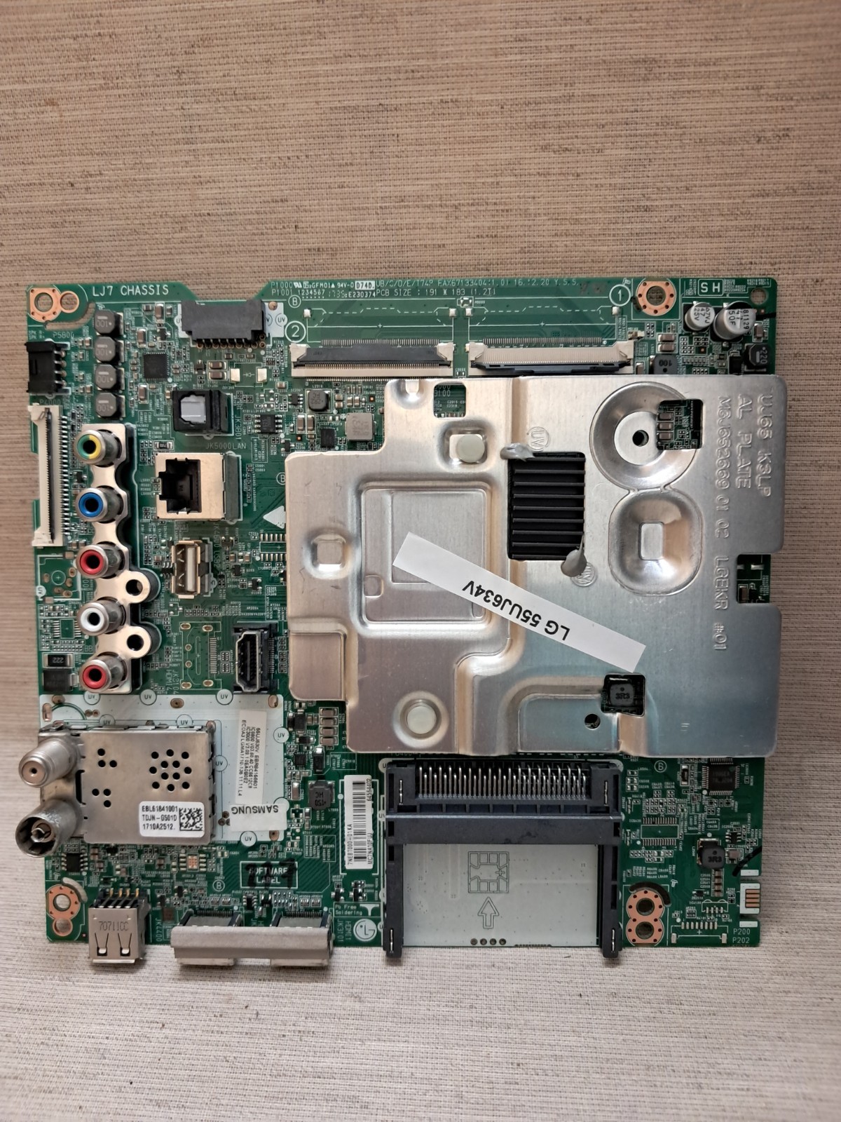 LG 55UJ634V MAIN BOARD EAX67133404(1.0)