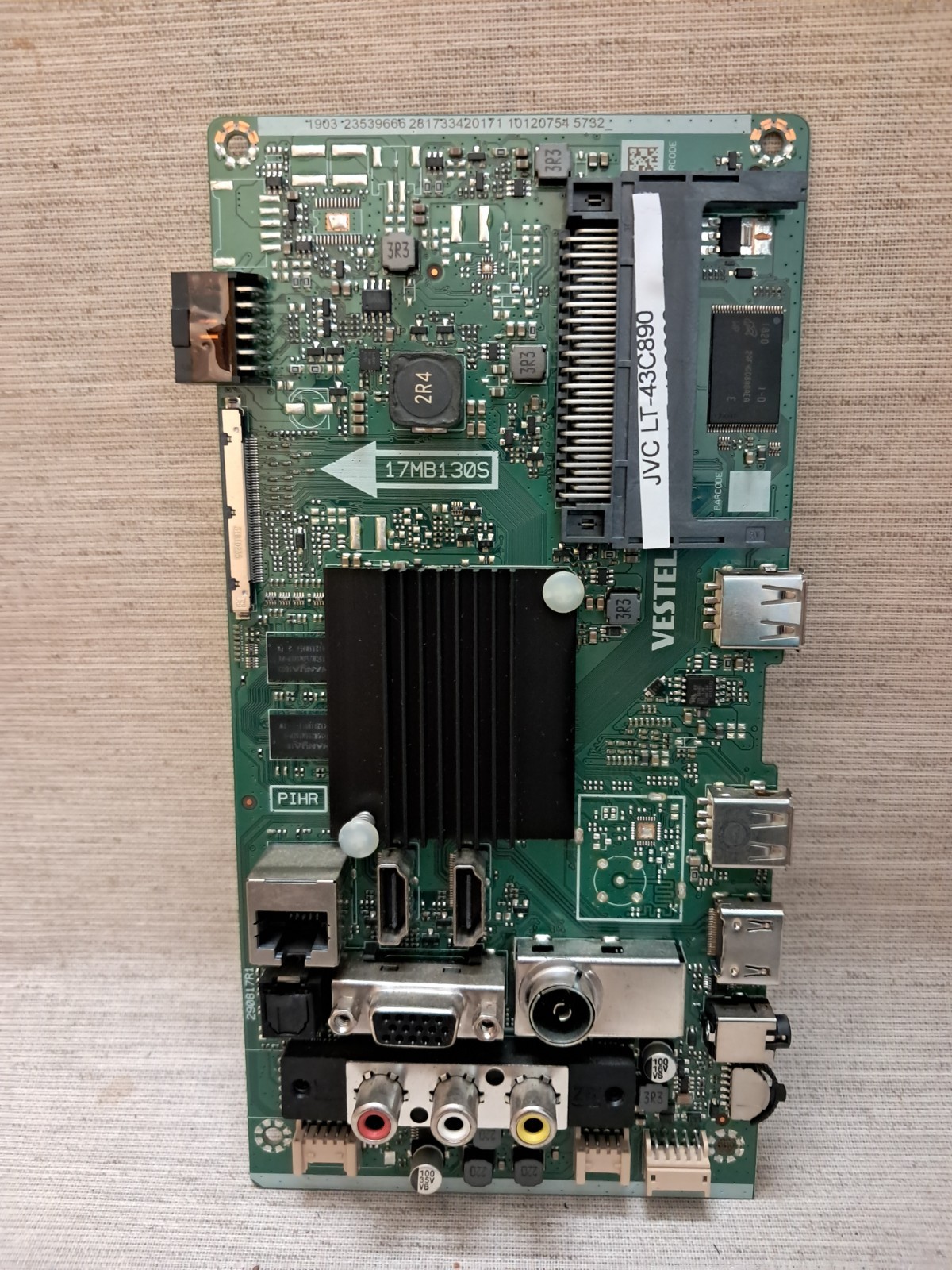 JVC LT-43C890 MAIN BOARD 17MB130S