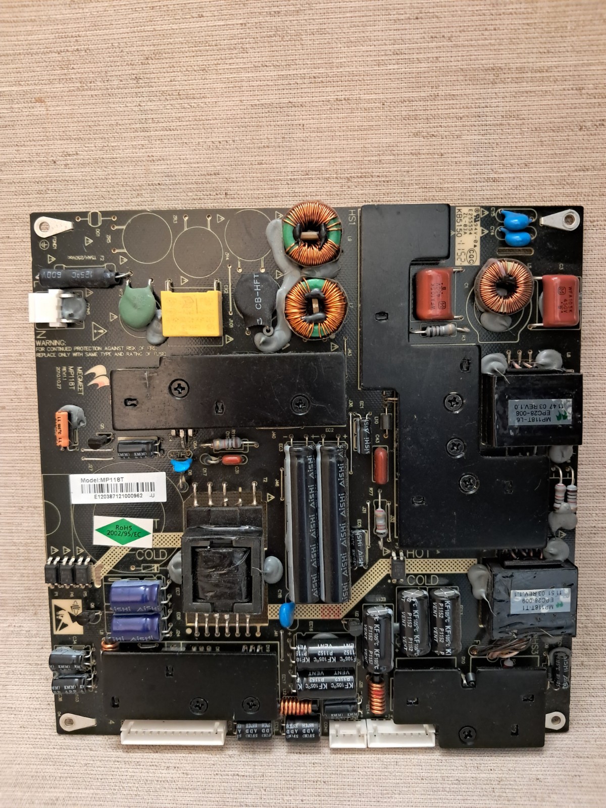 TECHNIKA 32-248 POWER SUPPLY BOARD MP118T