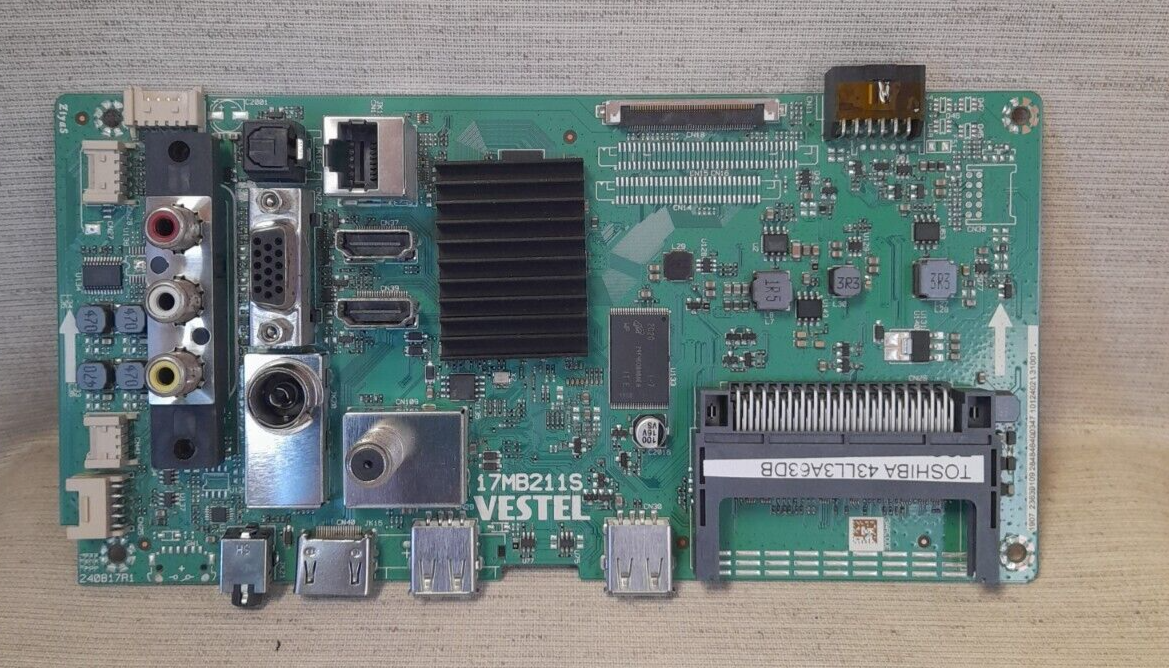 TOSHIBA 43LL3A63DB MAIN BOARD 17MB211S