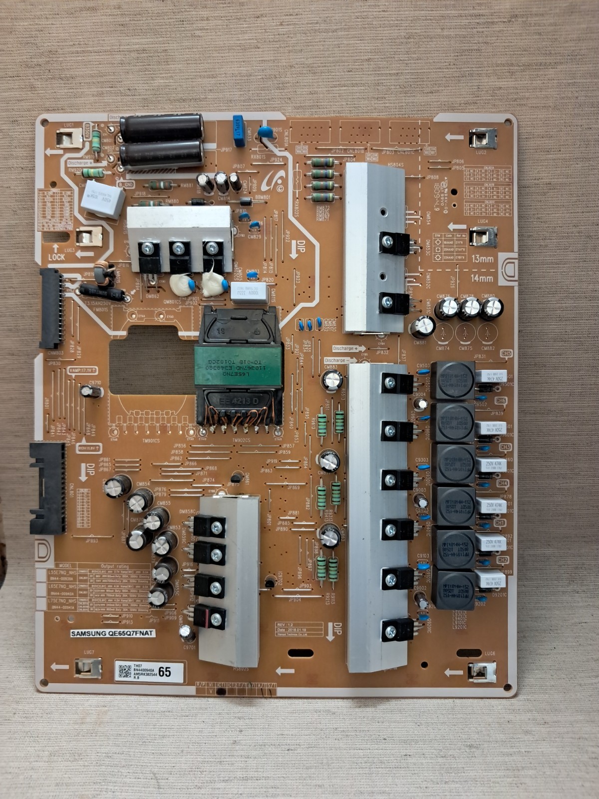 SAMSUNG QE65Q7FNAT POWER SUPPLY BOARD BN44-00940A