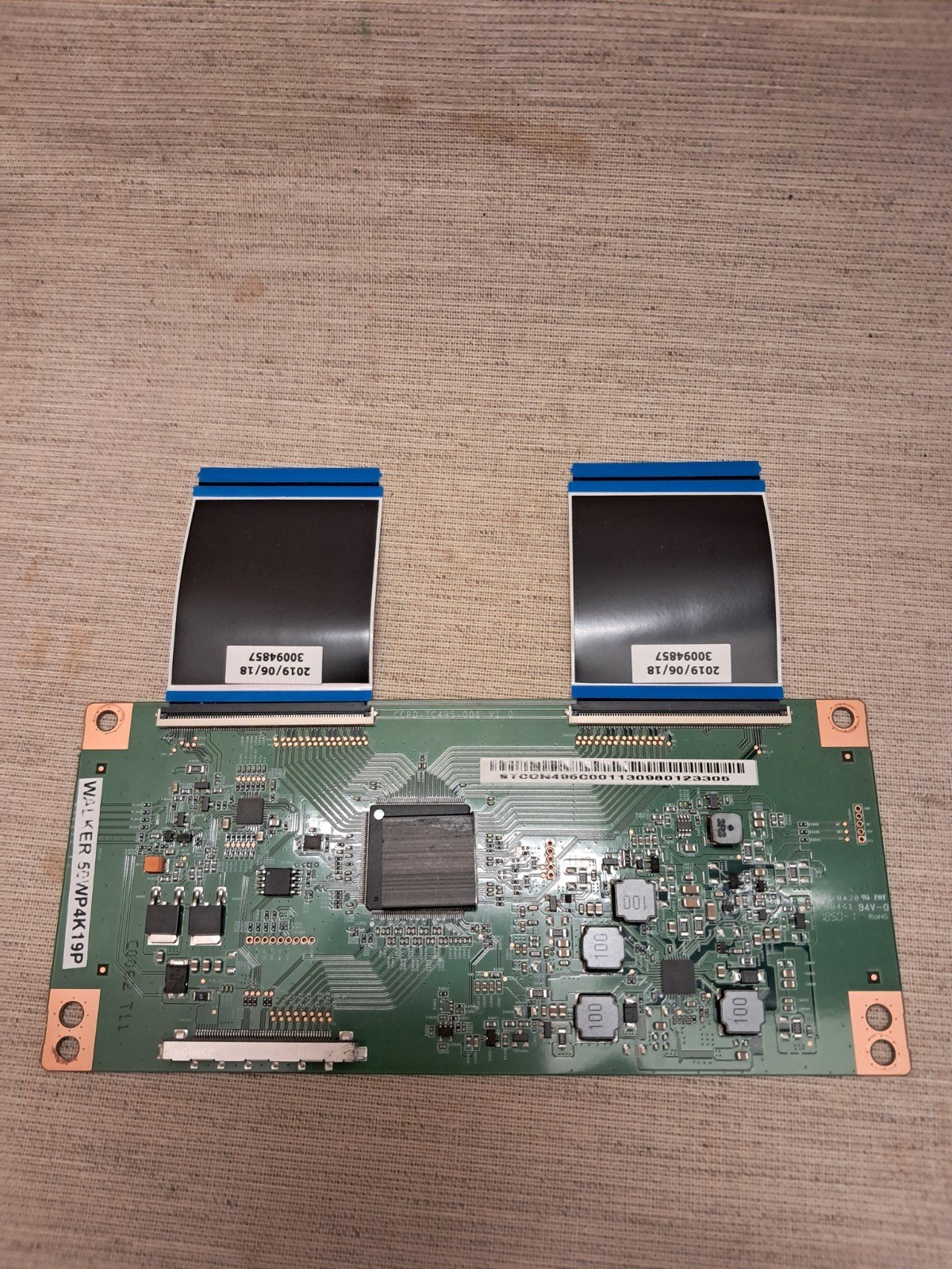 WALKER 50WP4K19P T-CON BOARD CCPD-TC495-001 V1.0