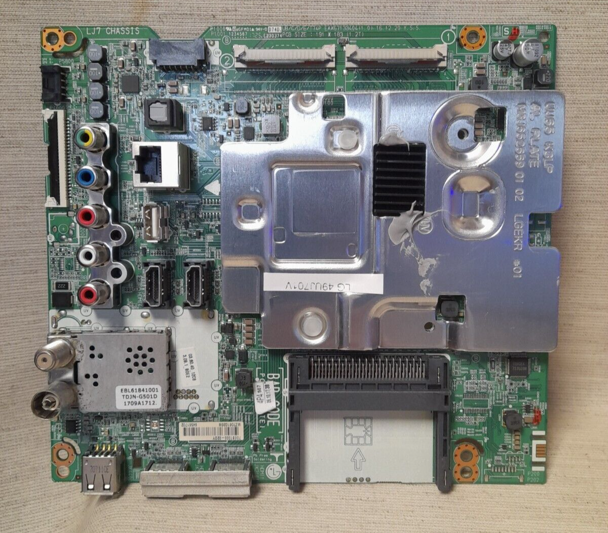 LG 49UJ701V MAIN BOARD EAX67133404 (1.0)