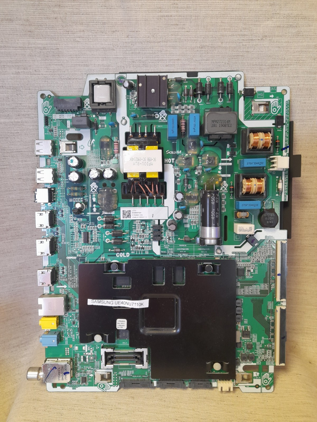 SAMSUNG UE40NU7110K MAIN BOARD BN96-46783A