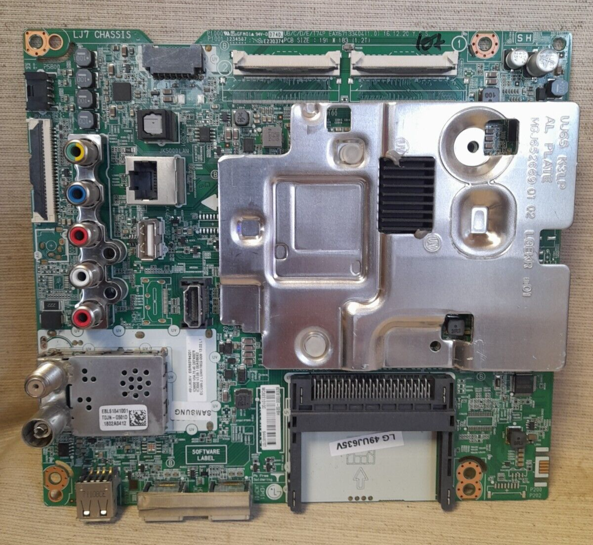 LG 49UJ635V MAIN BOARD EAX67133404(1.0)