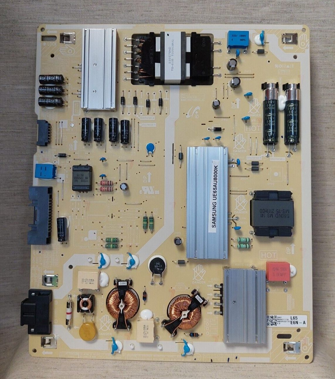 SAMSUNG UE65AU8000K POWER SUPPLY BOARD BN44-01111A
