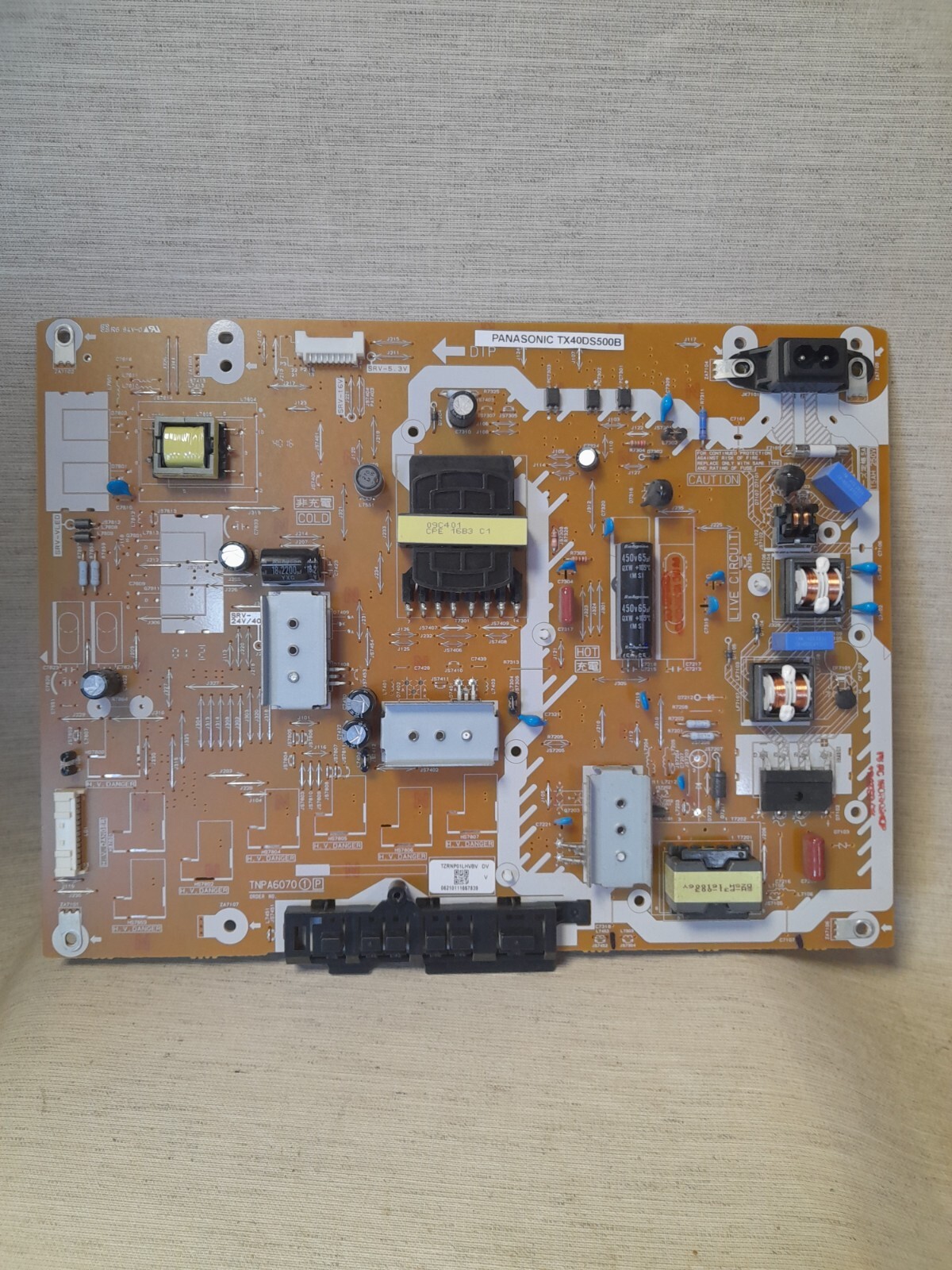 PANASONIC TX40DS500B POWER SUPPLY BOARD TNPA6070 1P
