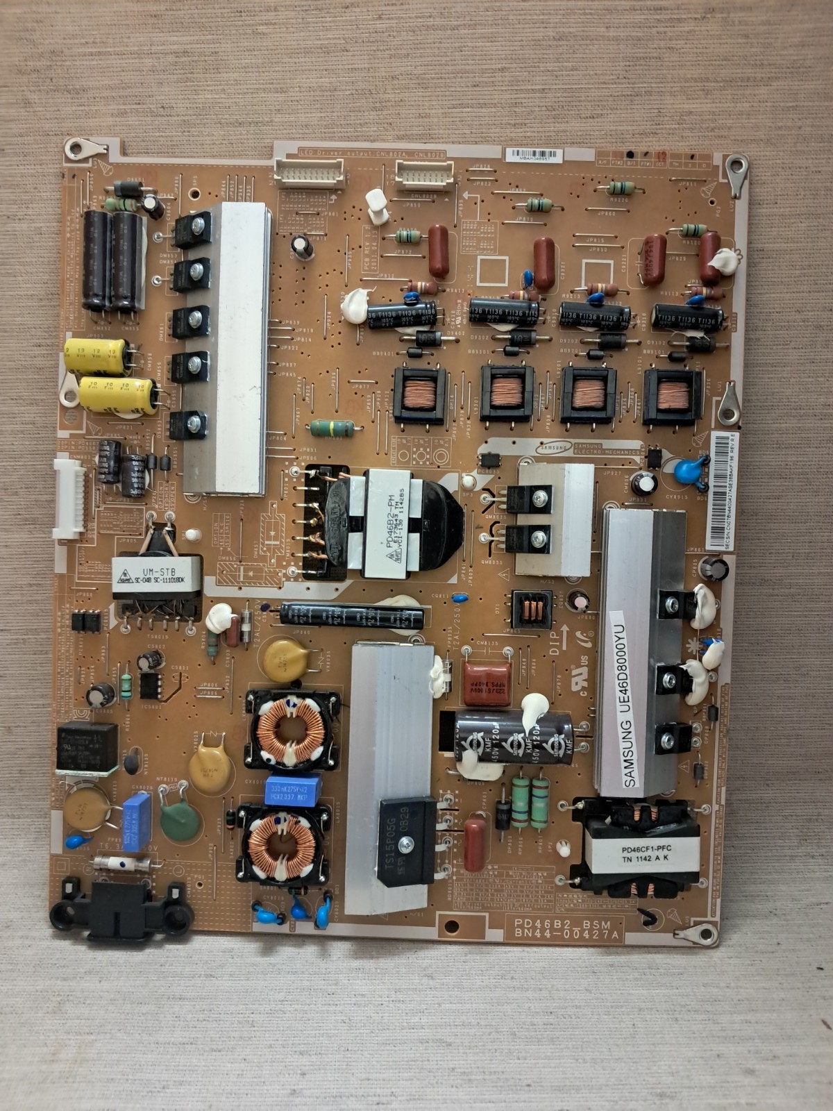 SAMSUNG UE46D8000YU POWER SUPPLY BOARD BN44-00427A