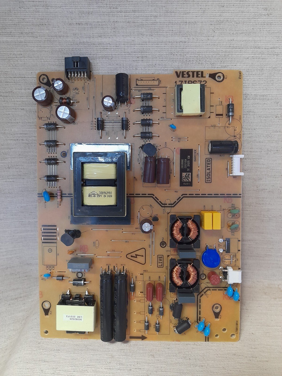 JVC LT-50CF890 POWER SUPPLY BOARD 17IPS72