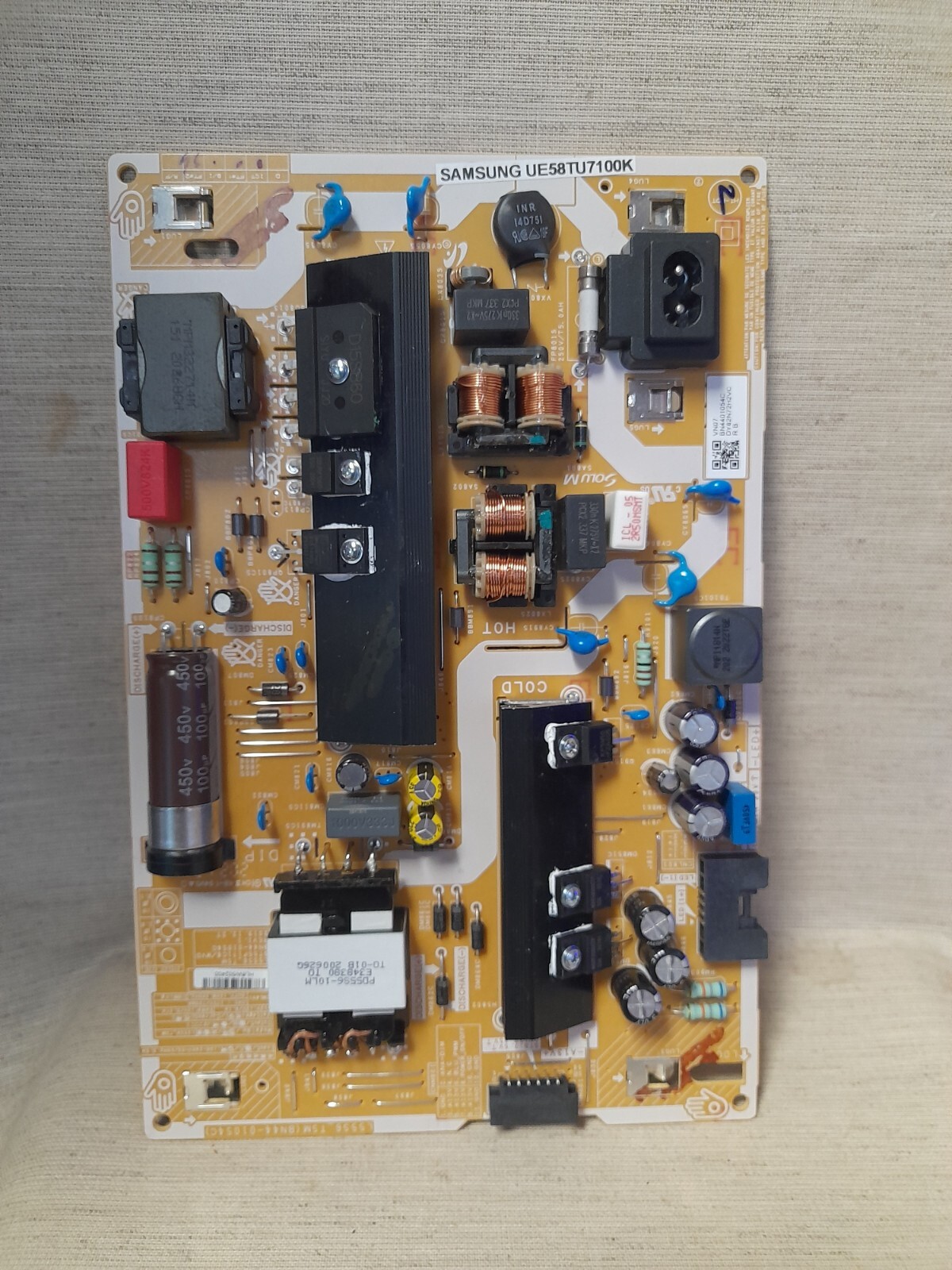 SAMSUNG UE58TU7100K POWER SUPPLY BOARD BN44-01054C