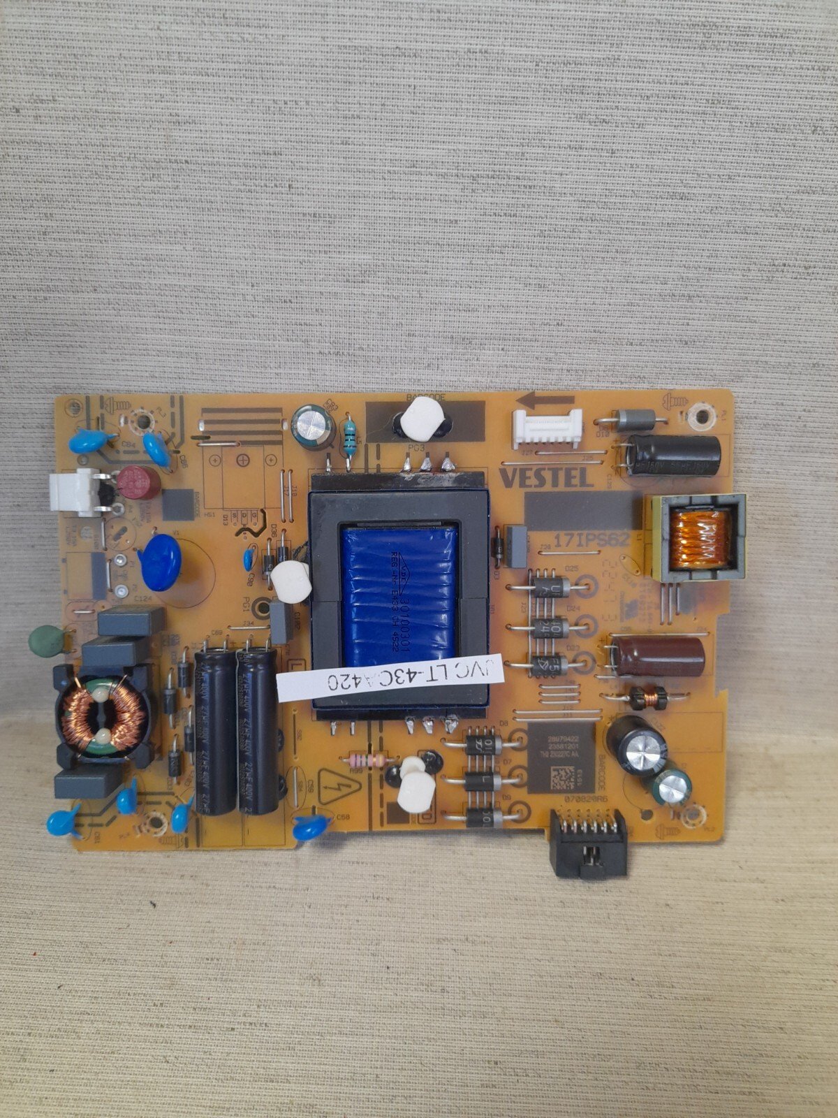 JVC LT-43CA420 POWER SUPPLY BOARD 17IPS62
