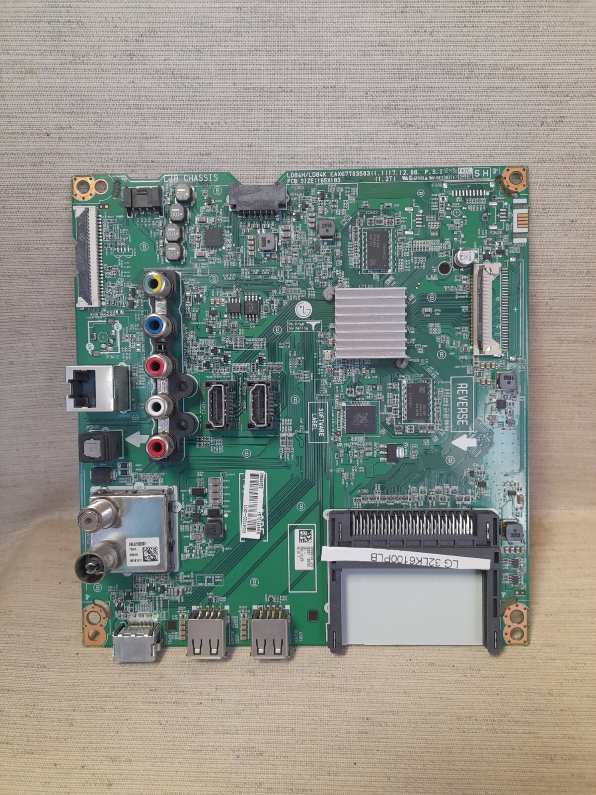 LG 32LK6100PLB MAIN BOARD EAX67703503(1.1)
